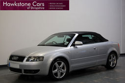 Audi A4 1.8T Sport + FULL BLACK LEATHER + LOW MILEAGE + FSH, Manual, Convertible, 2004 04 Reg,