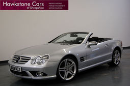 Mercedes-Benz SL Class SL350 Sport Edition Tip Auto 3.5 + AMG KIT + COMMAND + FULL BLACK LEATHER + PAN ROOF, Convertible, Petrol, 2008 08 reg,